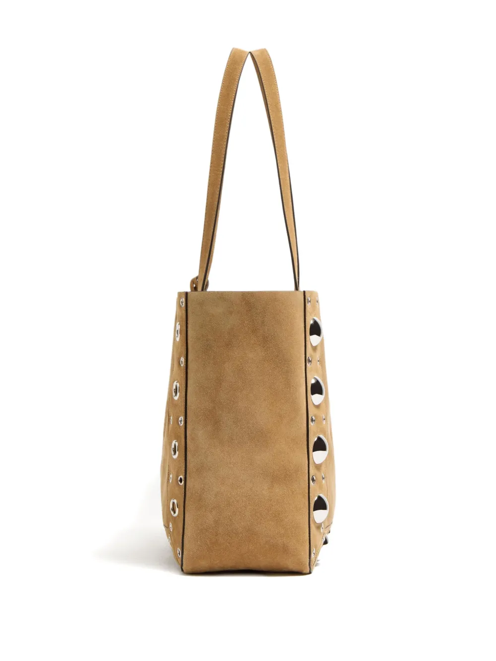 Valentino Garavani Nellcôte grote suède shopper Beige