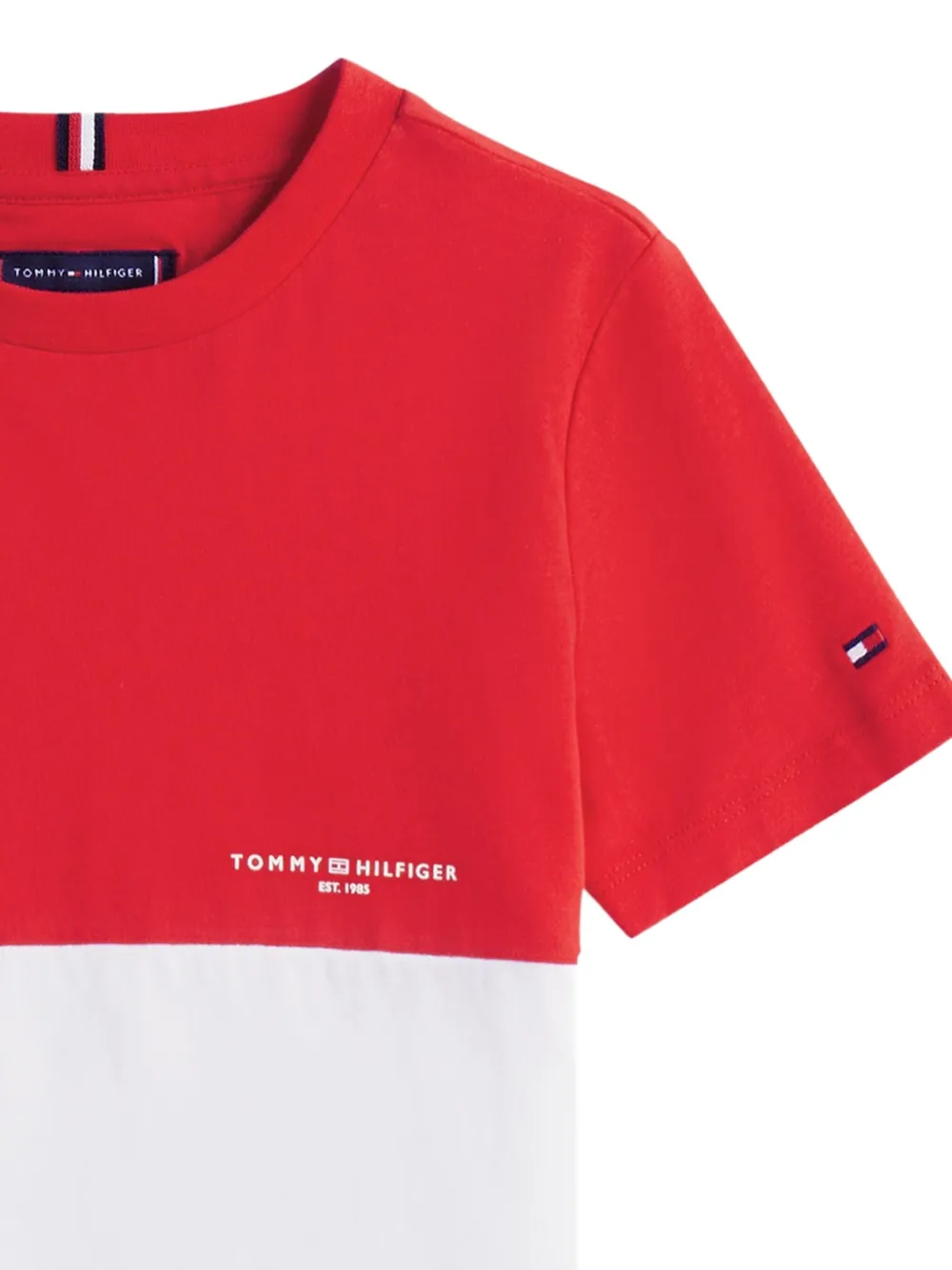 Tommy Hilfiger Junior playera con diseño de dos tonos | Playeras | Image 2