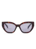 Prada Eyewear logo-print sunglasses - Brown