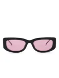 Prada Eyewear triangle-logo sunglasses - Black