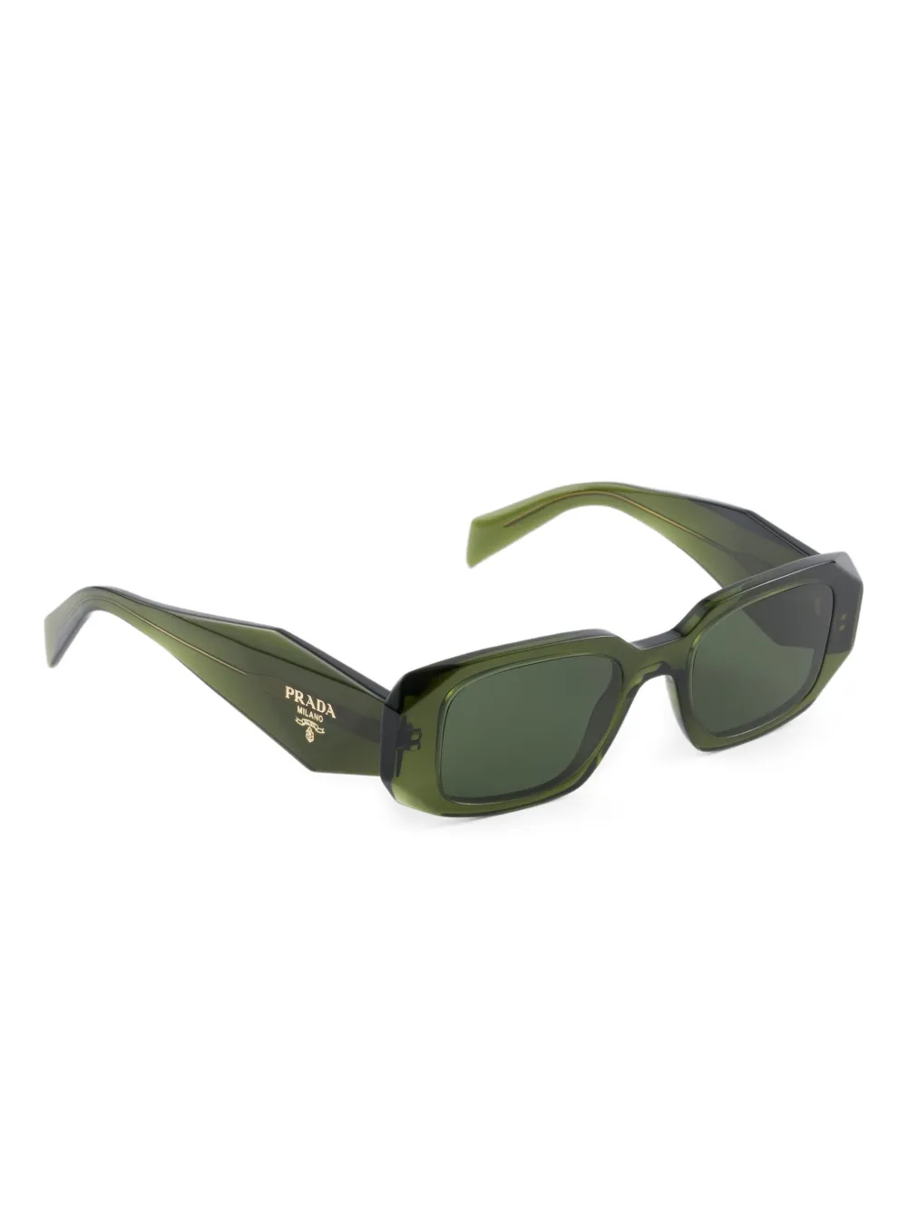 Prada Eyewear Zonnebril Groen