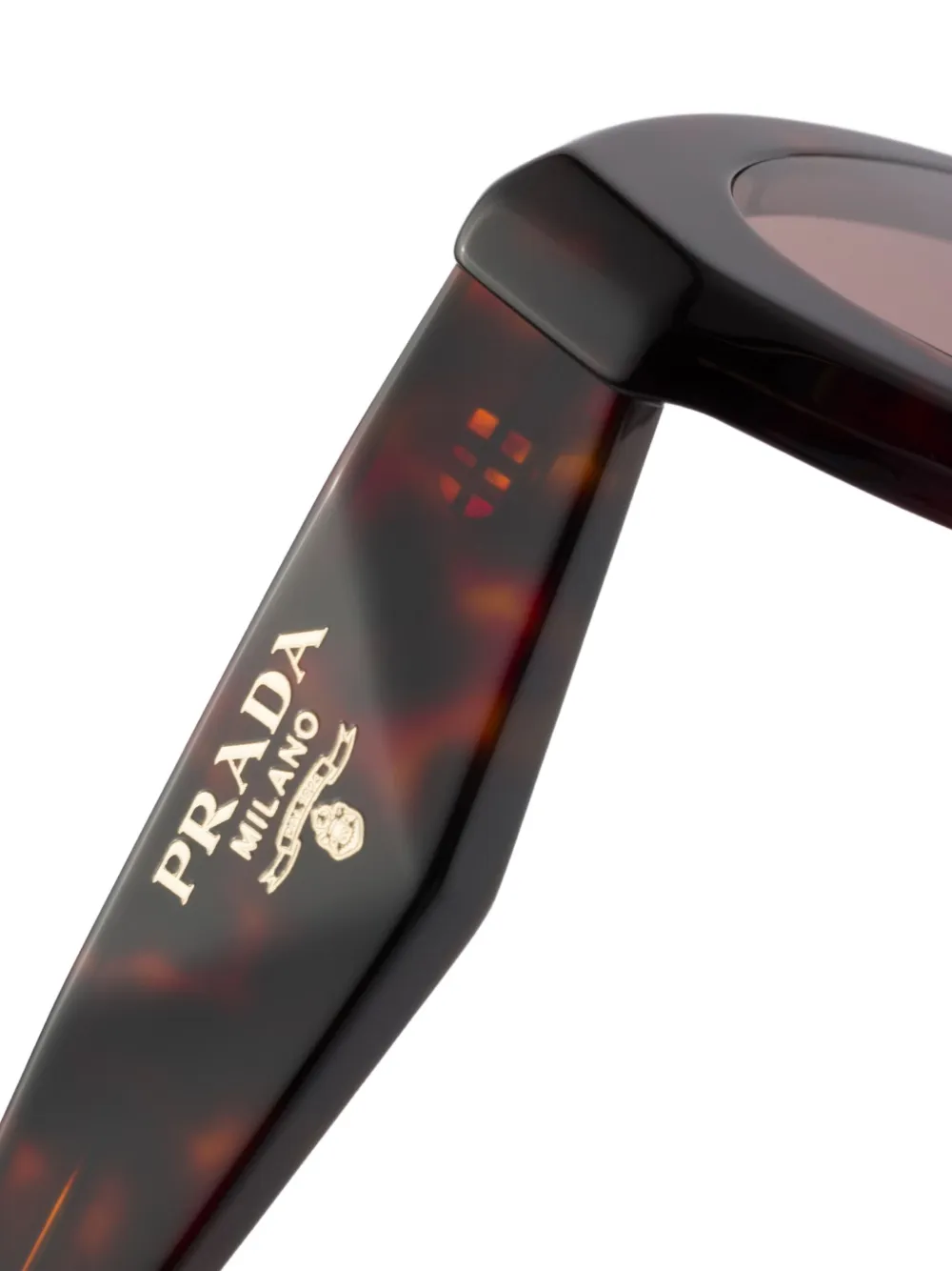 Prada Eyewear Zonnebril Bruin