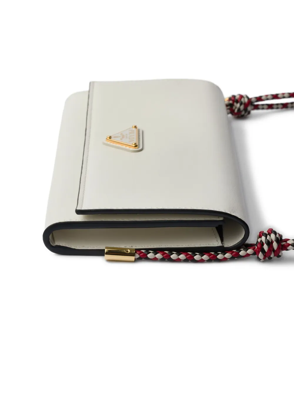 Prada Wallet With Leather Shoulder Strap