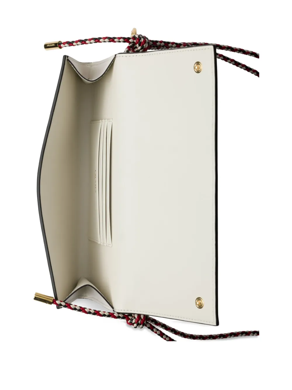 Prada Wallet With Leather Shoulder Strap