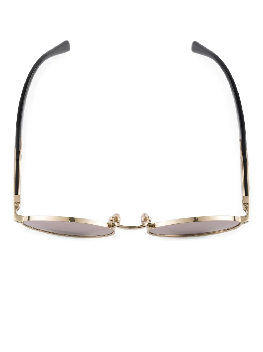 Prada Eyewear Zonnebril met ovalen montuur Goud