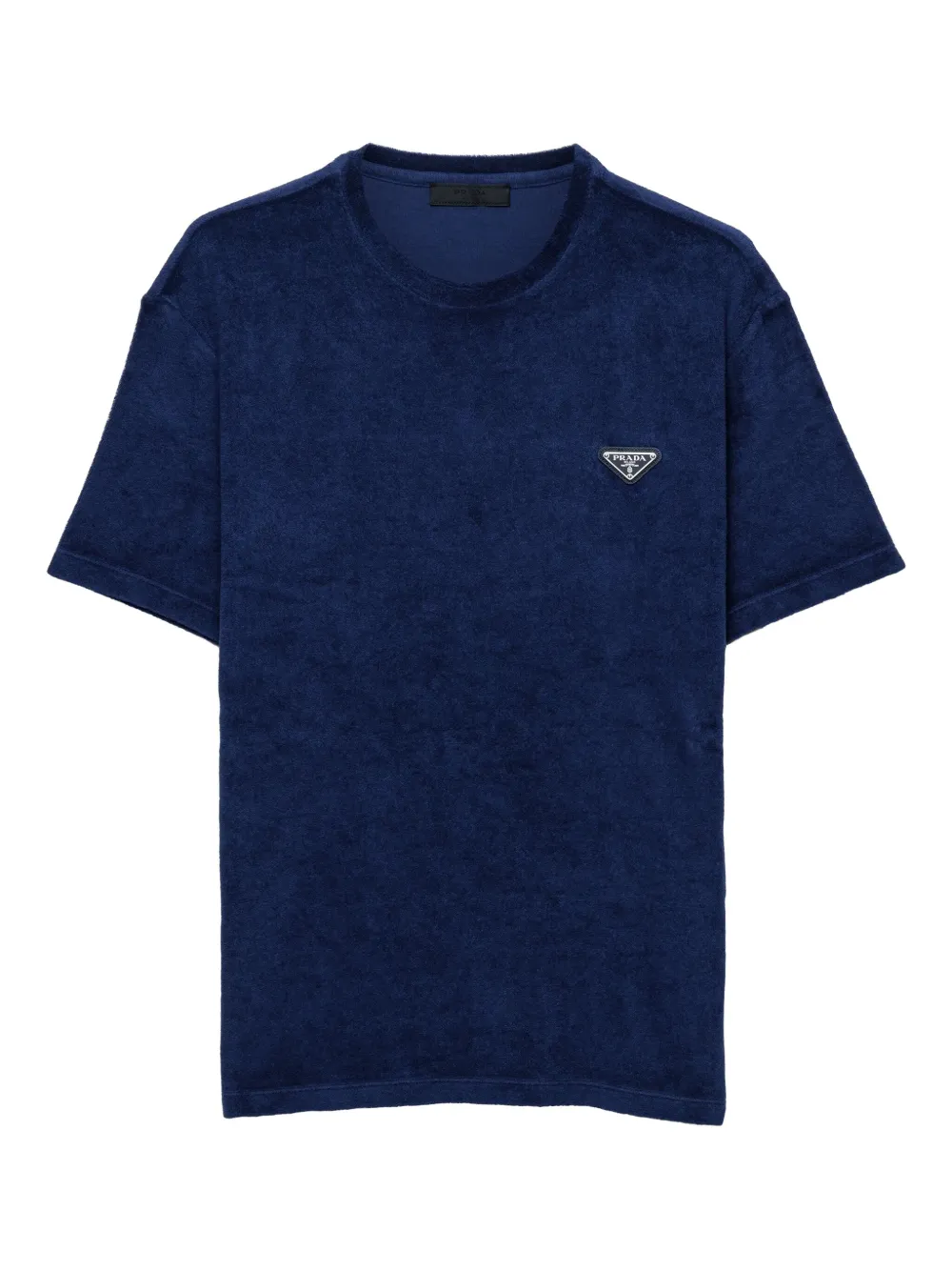 Prada Terry T-shirt Blauw
