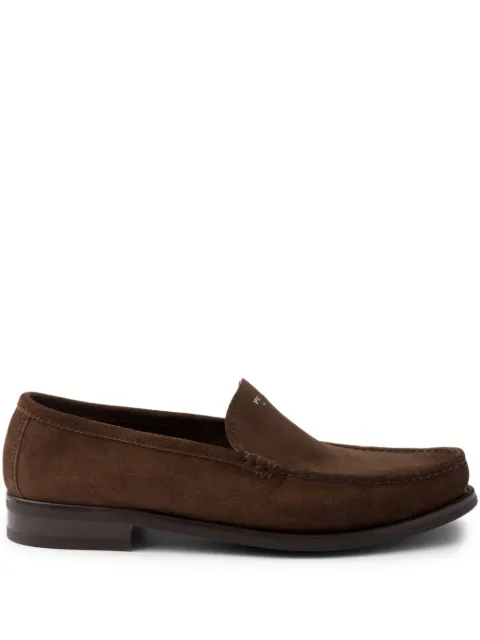 Prada suede loafers