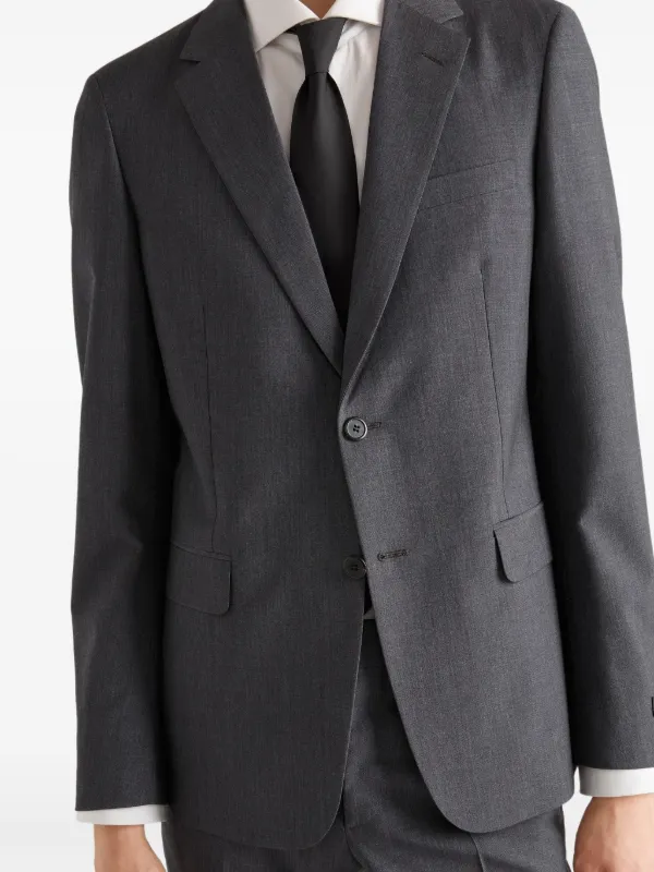 プラダ　グレースーツ　44R グレー（灰色）系 PRADA(プラダ) スーツ(メンズ) - 海外通販のBUYMA