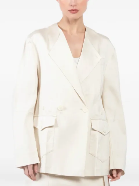 Setchu Origami double-breasted belted blazer