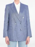 Tagliatore double-breasted jacket - Blue