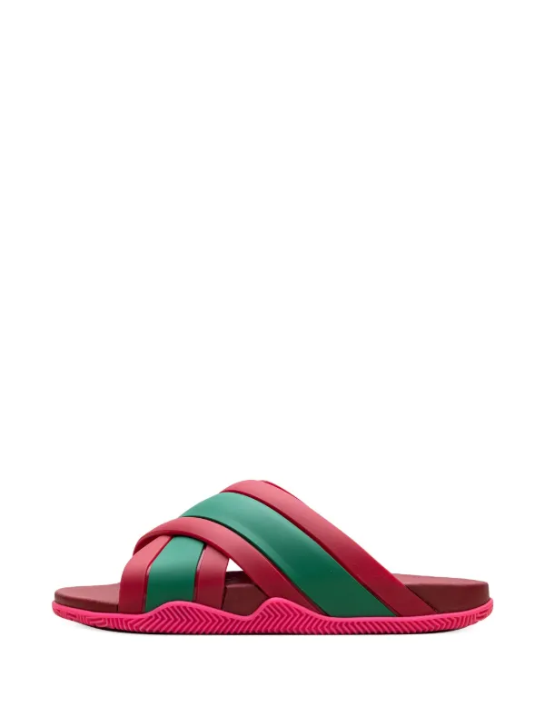Gucci Web Slide Slides | Red | FARFETCH