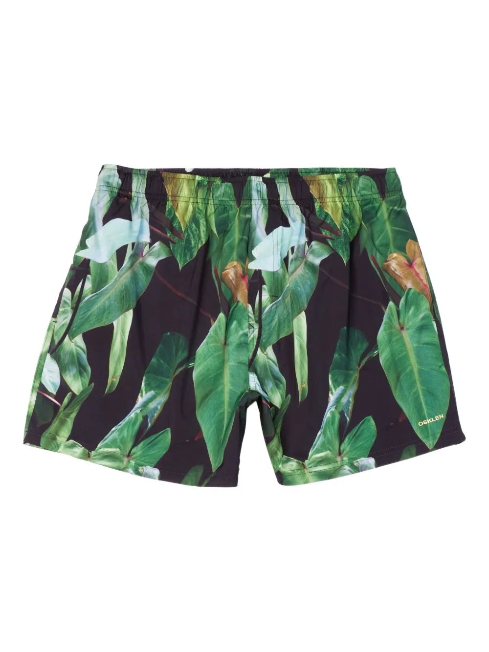 Osklen Zwembroek met elastische taille Zwart