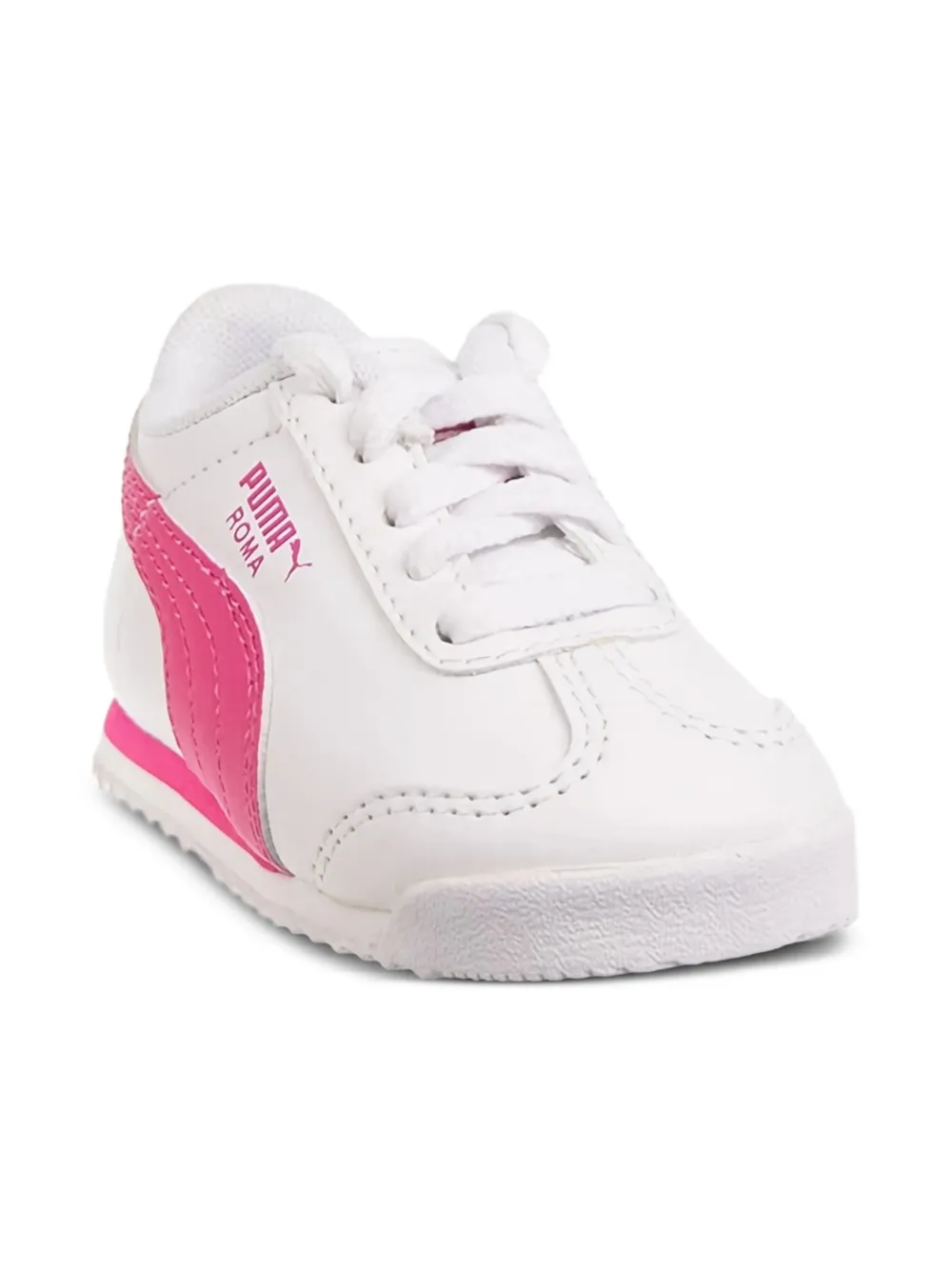 Puma Kids Roma leather trainers - Wit