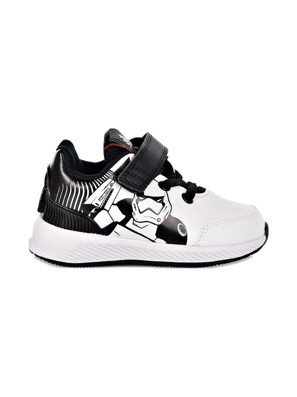 Adidas Kids RapidaRun Star Wars - Core Black/Cloud White/Scarlet sneakers - Wit