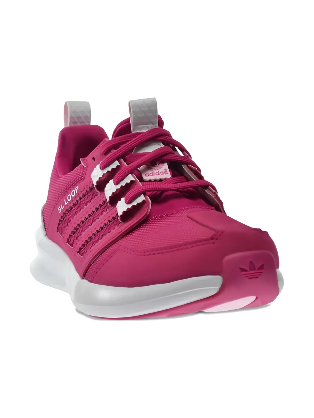 Adidas Kids Loop Runner trainers Bold Pink Running White Ftw