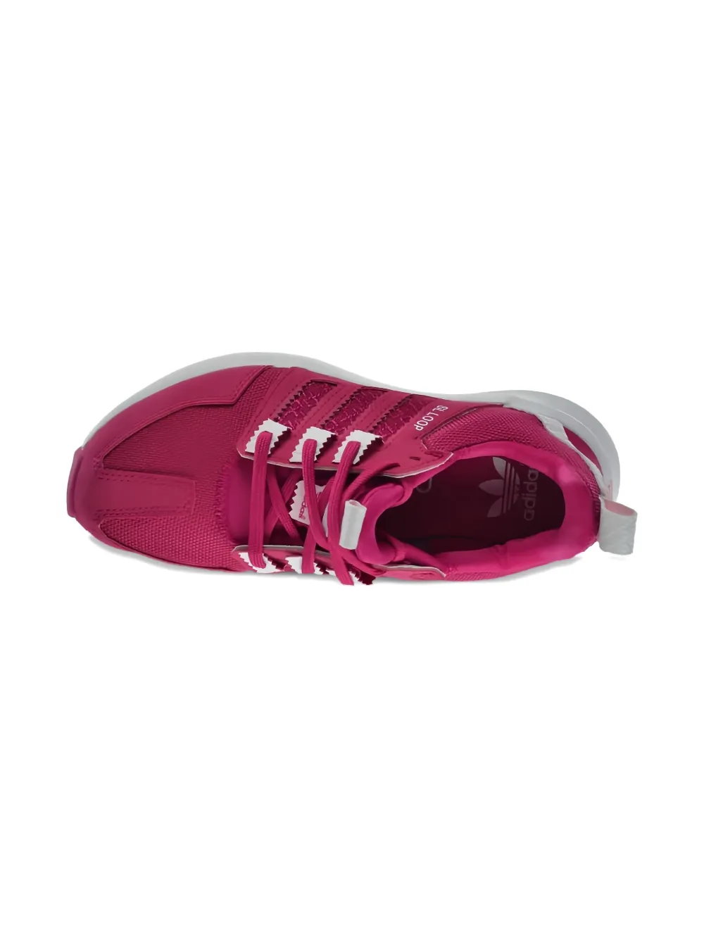 adidas Kids Loop Runner trainers Bold Pink Running White Ftw