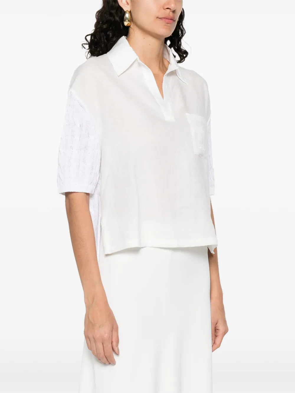 Max Mara Pavidi top Wit