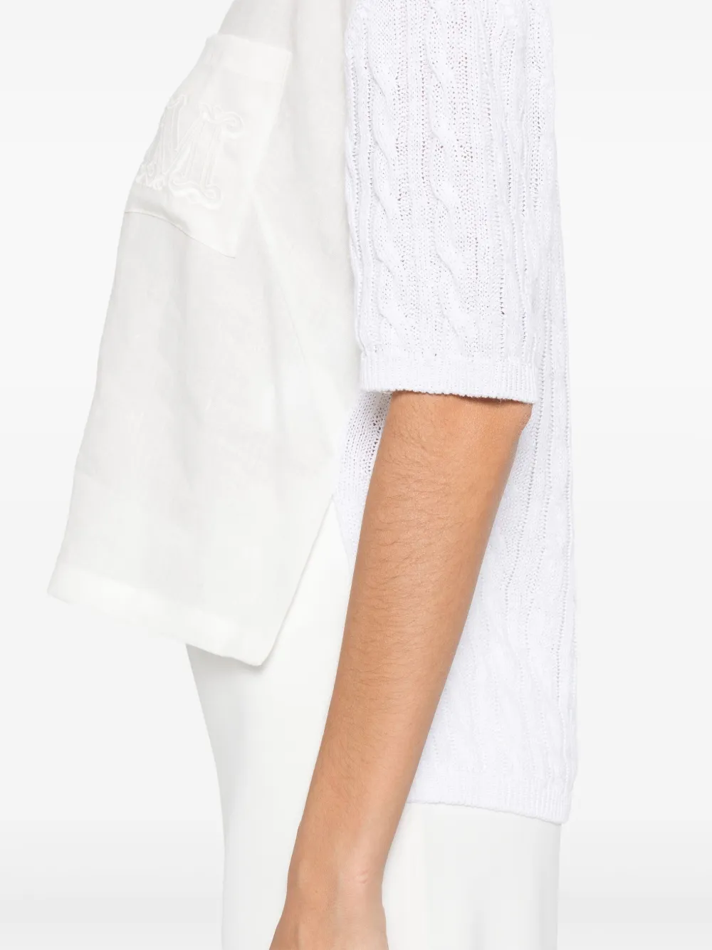 Max Mara Pavidi top Wit