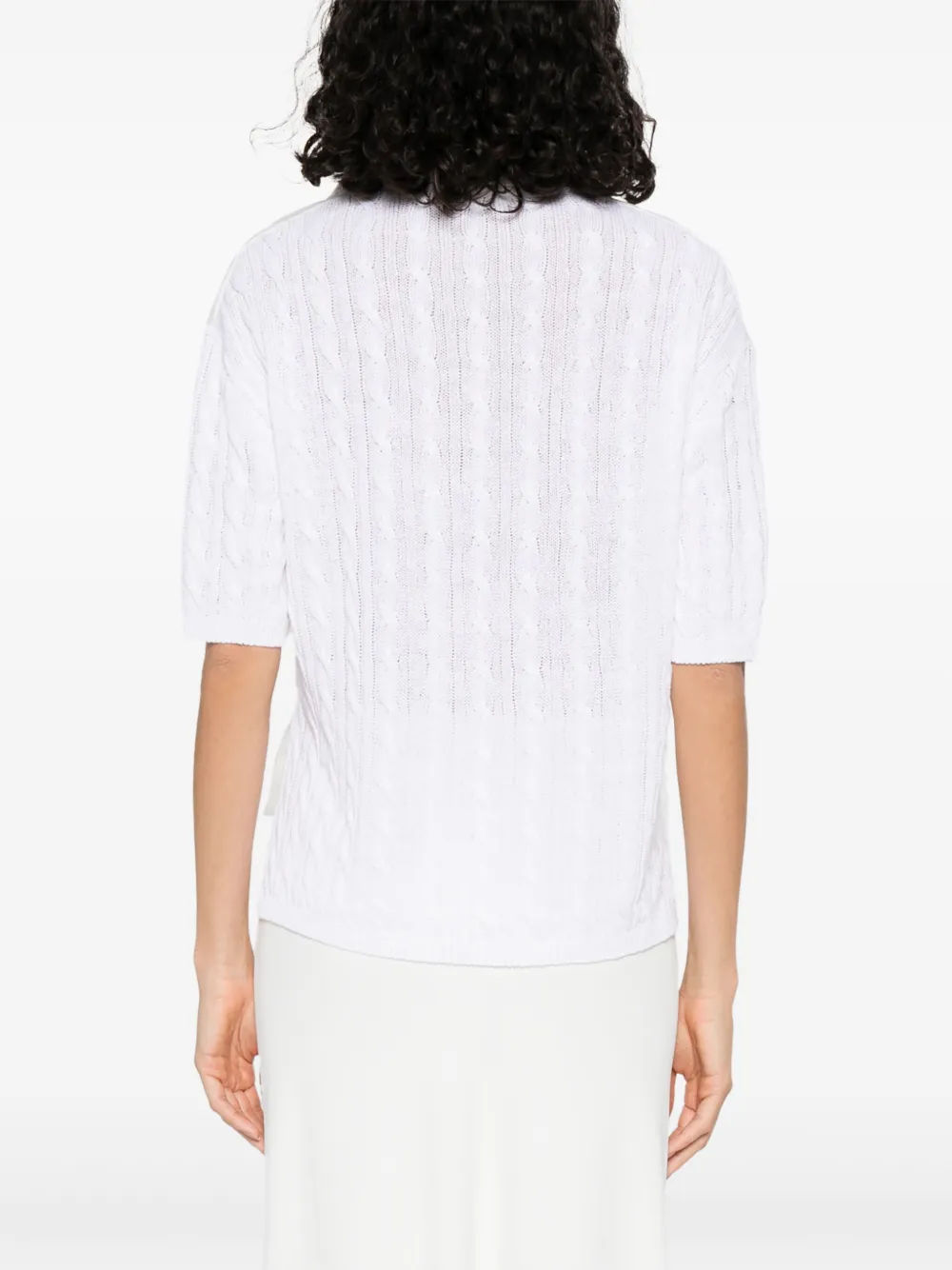 Max Mara Pavidi top Wit