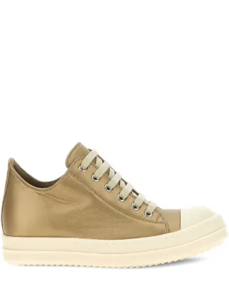 Rick Owens Low Sneaks Sneakers | Gold | FARFETCH