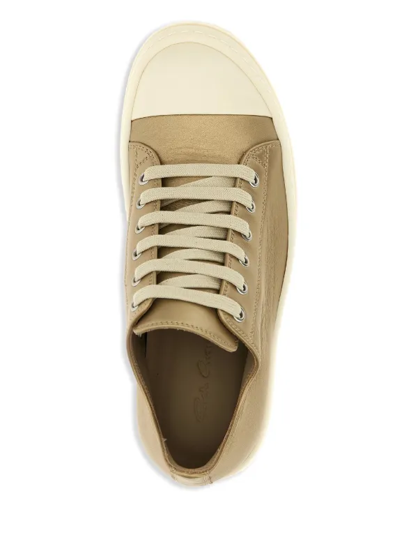 Rick Owens Low Sneaks Sneakers | Gold | FARFETCH