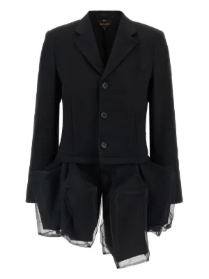 COMME des GA RÇONS　レディス　ジレ　ジャケット　ネイビー COMME des GARCONS（コム・デ・ギャルソン）ウィメンズ - FARFETCH
