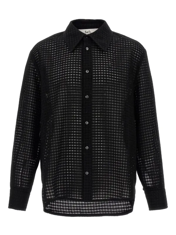 Séfr Wes シャツ | ブラック | FARFETCH JP