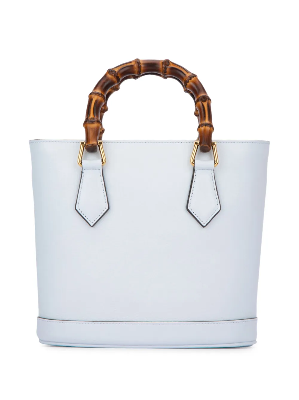 Gucci Shopper met bamboe handgrepen - Blauw