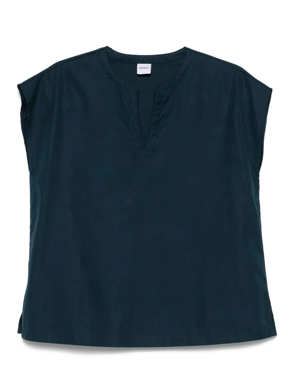 ASPESI Katoenen gilet Blauw
