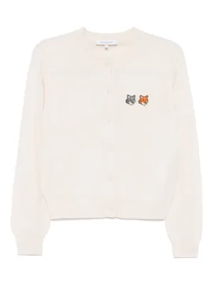 【関税&送料込】Maison Kitsune Ivory Cotton Blend Sweater and-Wander-Maison-Kitsune-Dry-