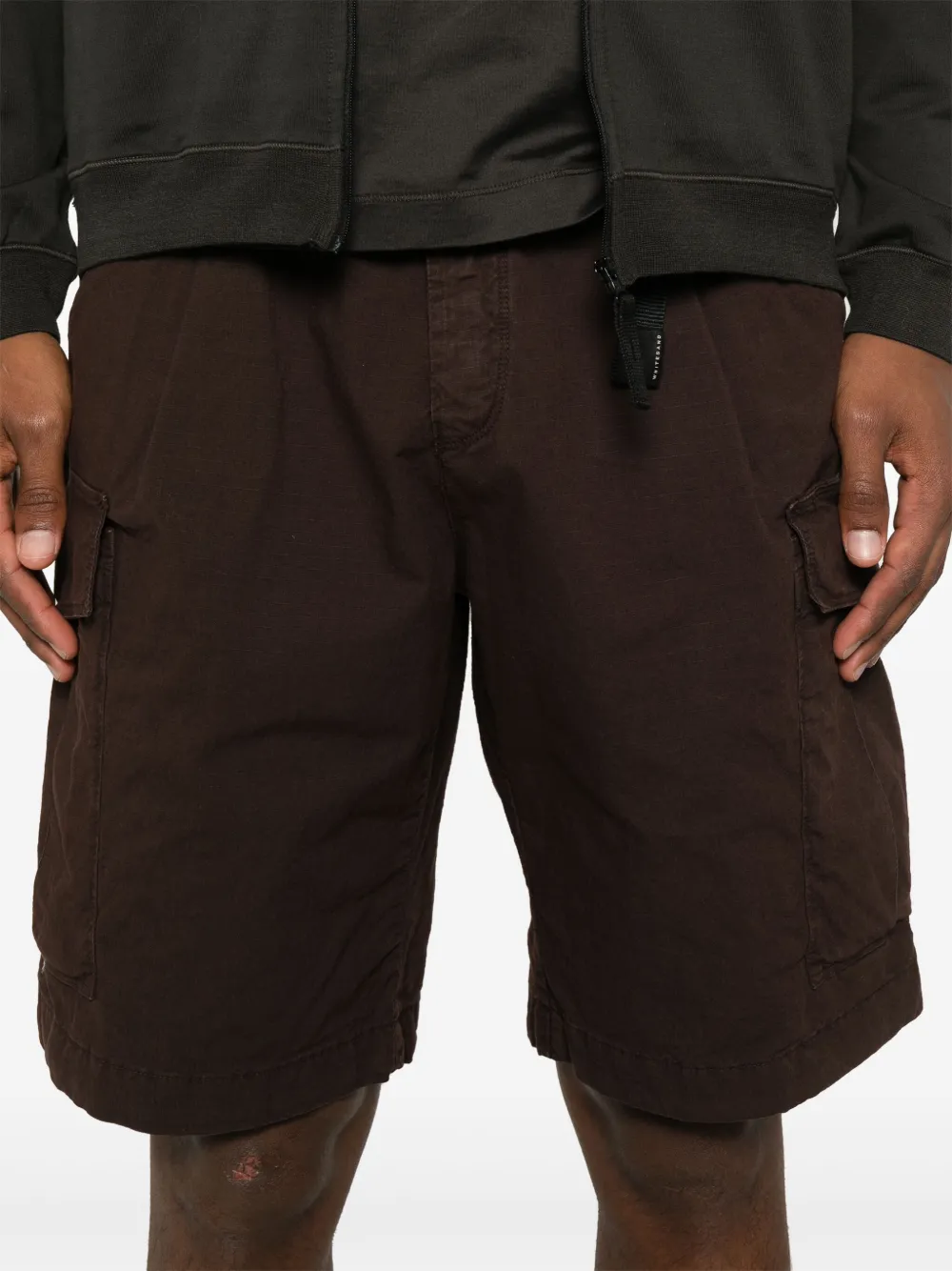 White Sand Shorts van katoenblend Bruin
