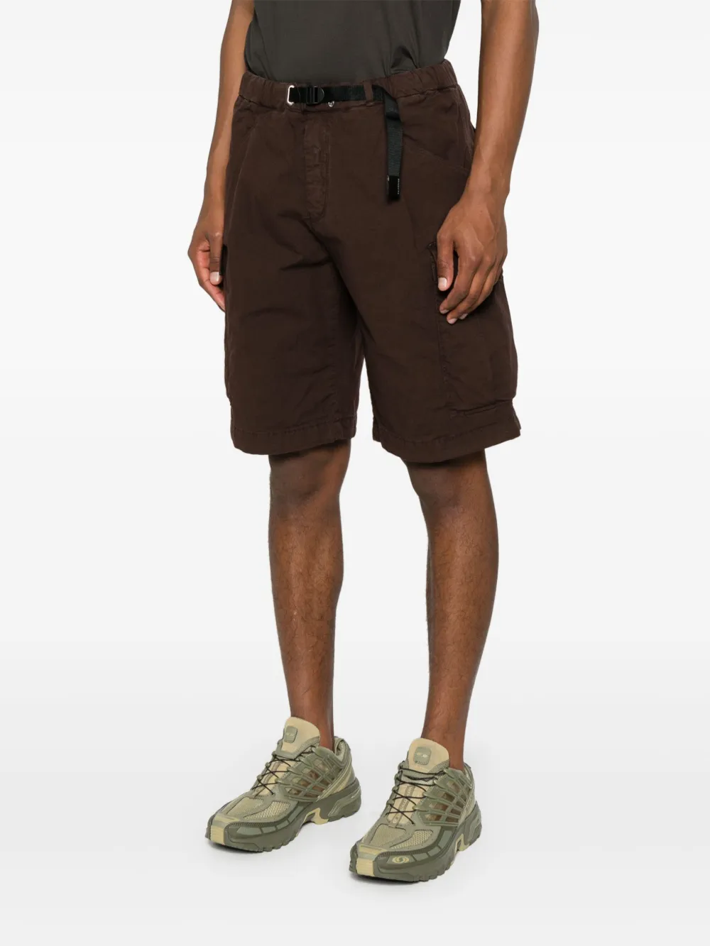 White Sand Shorts van katoenblend Bruin