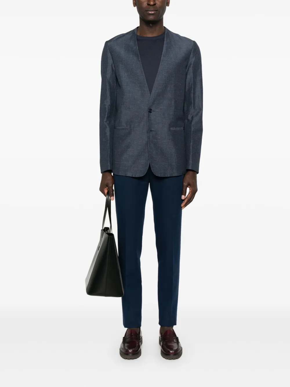 Grifoni chambray blazer | Blazers | Image 2
