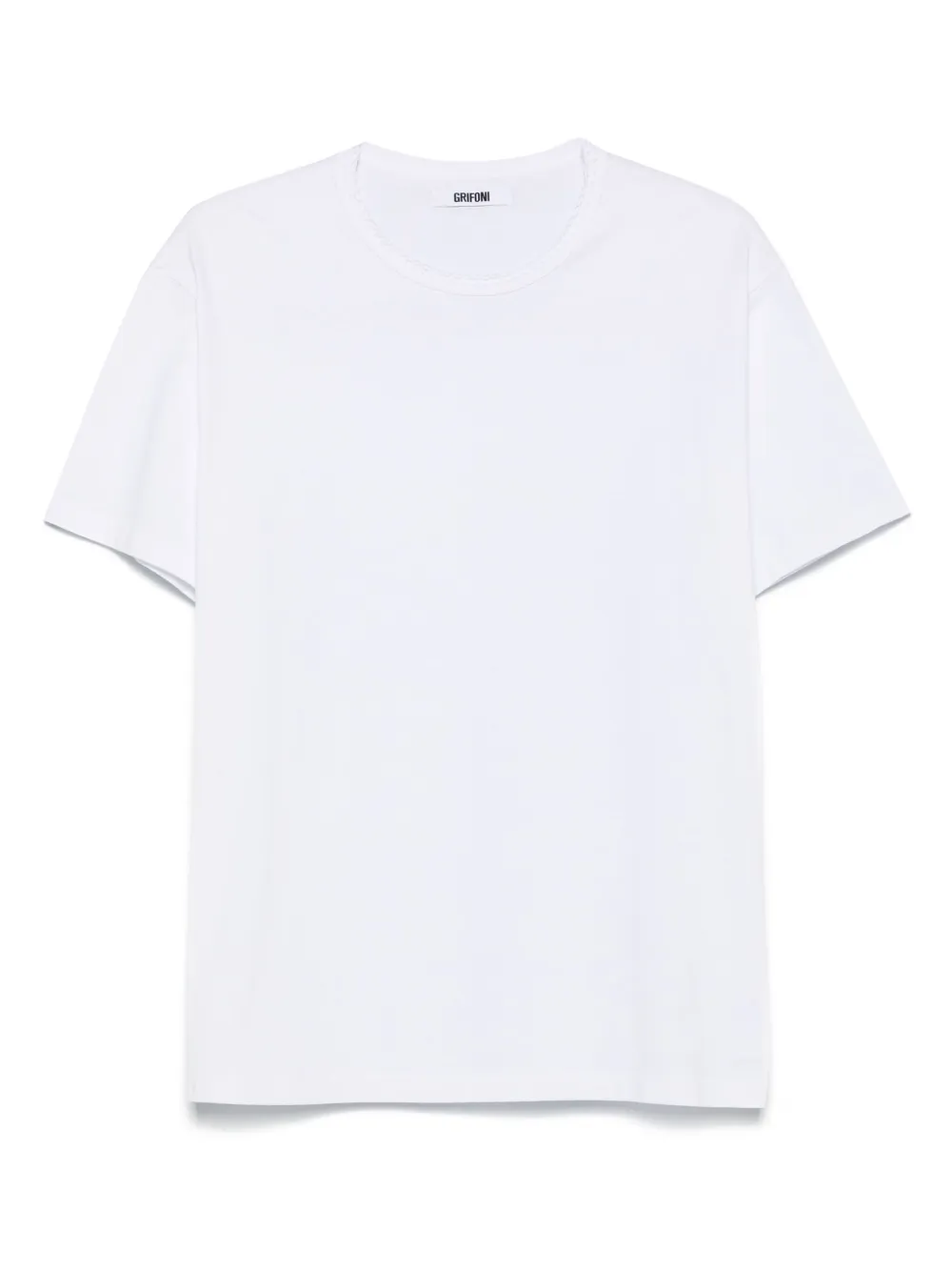 Grifoni whipstitch-detail T-shirt | Image 1