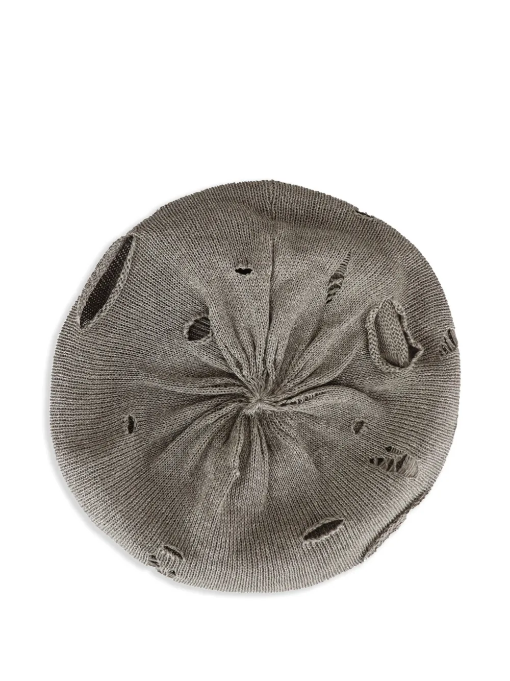 Yohji Yamamoto bonnet à effet usé | gris | Image 1