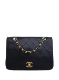 CHANEL Pre-Owned 1986-1988 Small CC Quilted Lambskin Full Flap crossbody bag - Black