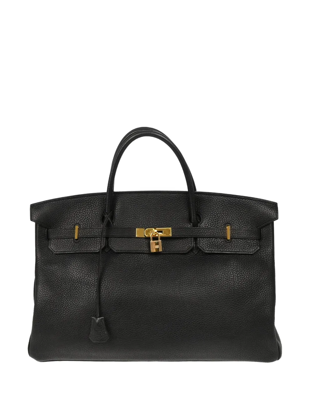 Hermès Pre-Owned 2001 バーキン 45 ハンドバッグ - ブラック Hermès Pre-Owned 2001 バーキン 45 ハンドバッグ - ブラック