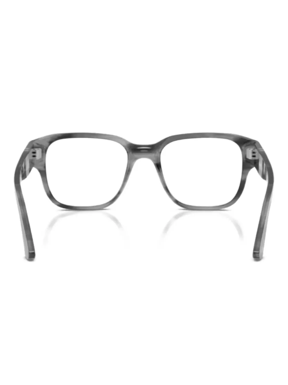 Persol Bril met vierkant montuur Grijs