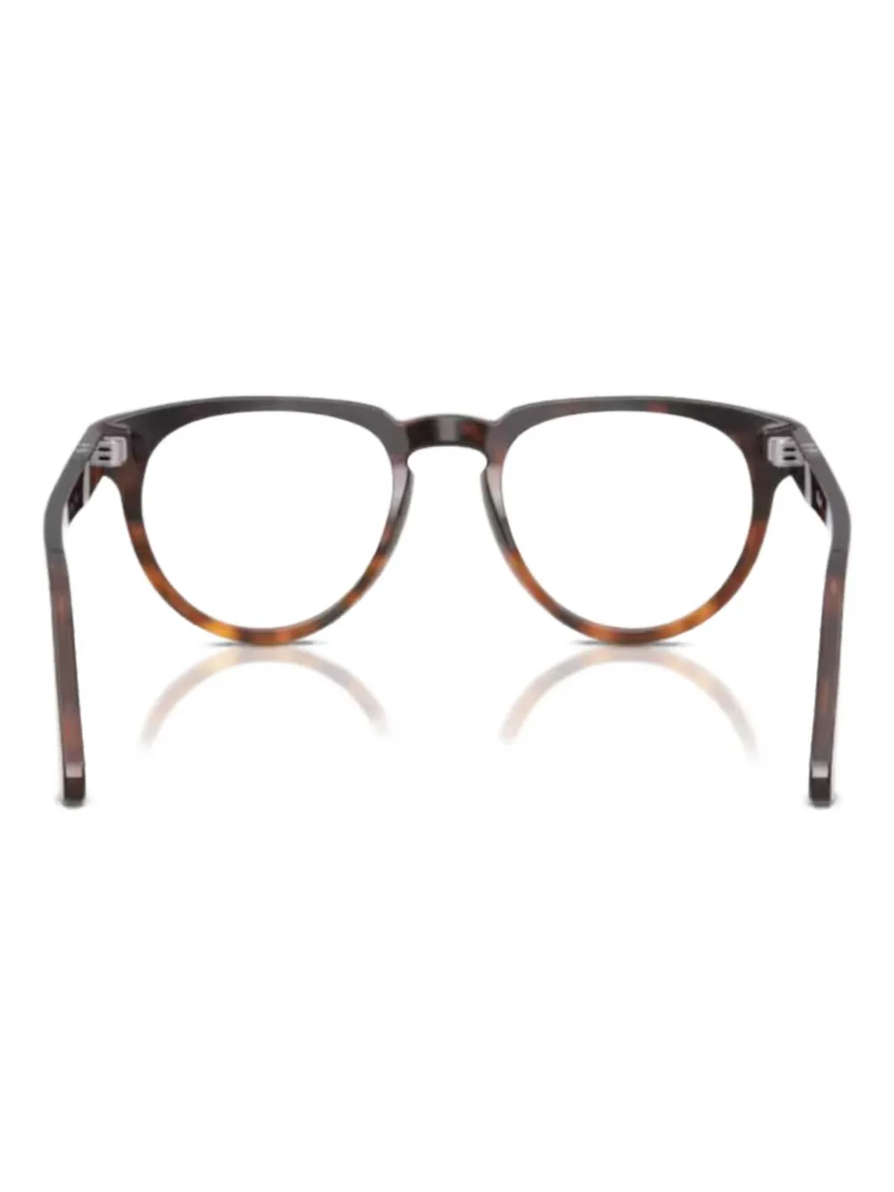 Persol Bril met rond montuur Beige
