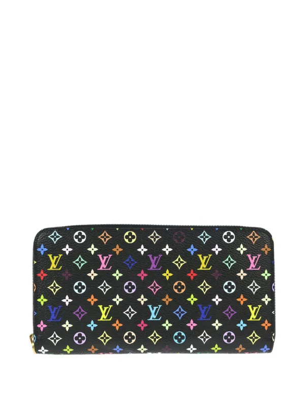 Louis Vuitton Pre-Owned x Takashi Murakami 2013 Monogram Multicolour-canvas  Wallet Black FARFETCH IN