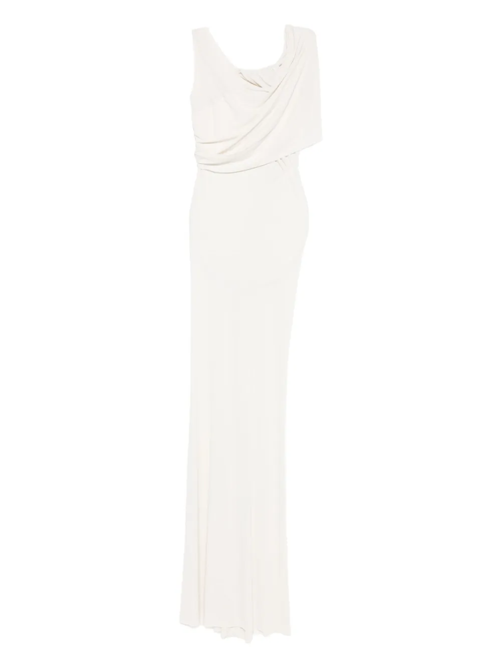 Rick Owens Draped One-shoulder Maxi Dress