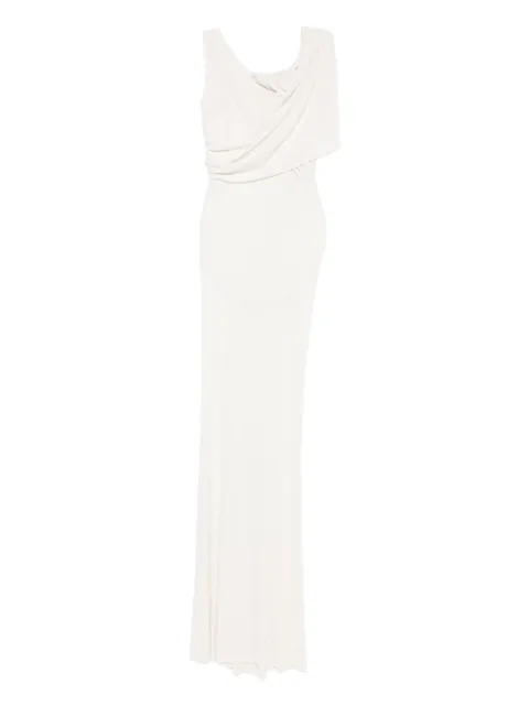 Rick Owens Lilies draped one-shoulder maxi dress
