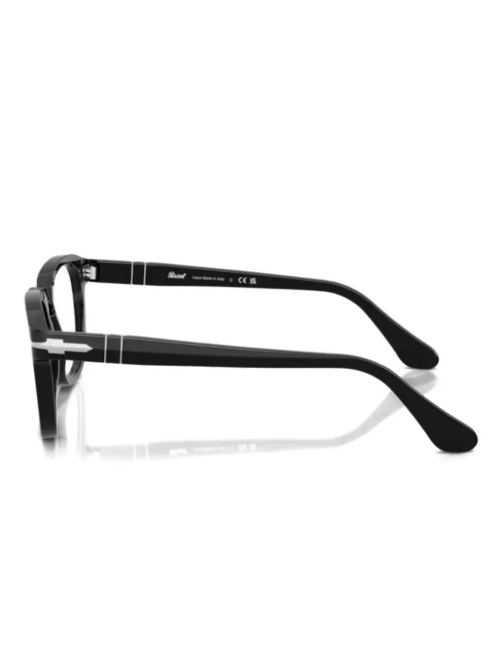 Persol Bril met vierkant montuur Zwart