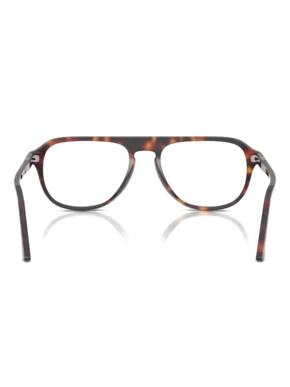 Persol Bril met piloten montuur Bruin