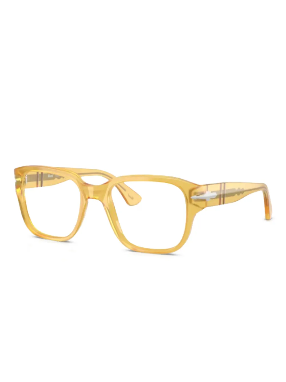 Persol Brille mit eckigem Gestell | Gelb | Image 1