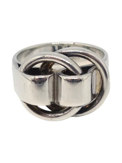 Hermès Pre-Owned anillo en plata de ley 1990-2000
