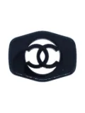 CHANEL Pre-Owned 1997 Interlocking CC brooch - Black