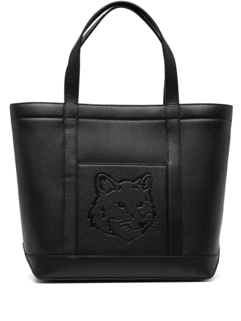 Maison Kitsuné medium fox head tote bag