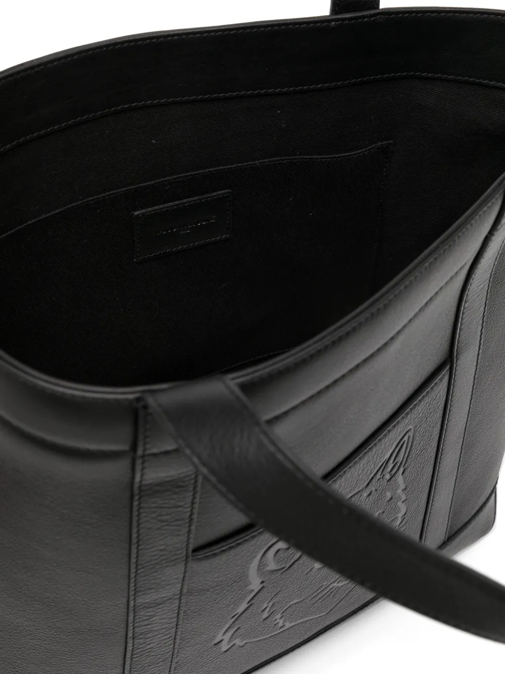 MAISON KITSUNÉ MEDIUM FOX HEAD TOTE BAG