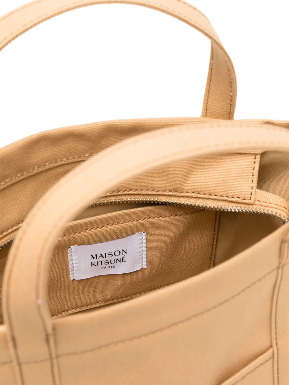 MAISON KITSUNÉ SMALL FOX HEAD TOTE BAG